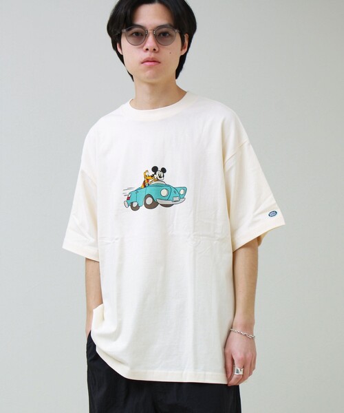 DISCUS(ディスカス)の「【DISCUS】Disney ミッキープリントTシャツ(Tシャツ/カットソー・メンズ・ブラック系その他3/ホワイト系その他2/ホワイト系その他3/ホワイト系その他4/ホワイト系その他5/ブラック系その他2/グレー系その他/ブラック系その他・FREE)」の16枚目の写真