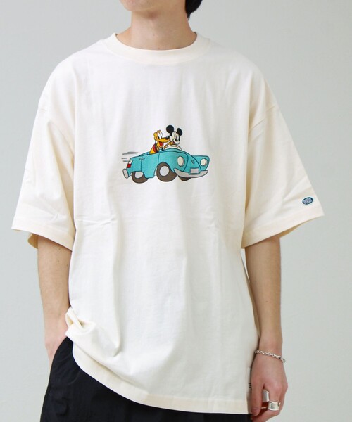 DISCUS(ディスカス)の「【DISCUS】Disney ミッキープリントTシャツ(Tシャツ/カットソー・メンズ・ブラック系その他3/ホワイト系その他2/ホワイト系その他3/ホワイト系その他4/ホワイト系その他5/ブラック系その他2/グレー系その他/ブラック系その他・FREE)」の17枚目の写真