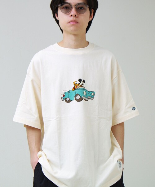 DISCUS(ディスカス)の「【DISCUS】Disney ミッキープリントTシャツ(Tシャツ/カットソー・メンズ・ブラック系その他3/ホワイト系その他2/ホワイト系その他3/ホワイト系その他4/ホワイト系その他5/ブラック系その他2/グレー系その他/ブラック系その他・FREE)」の18枚目の写真