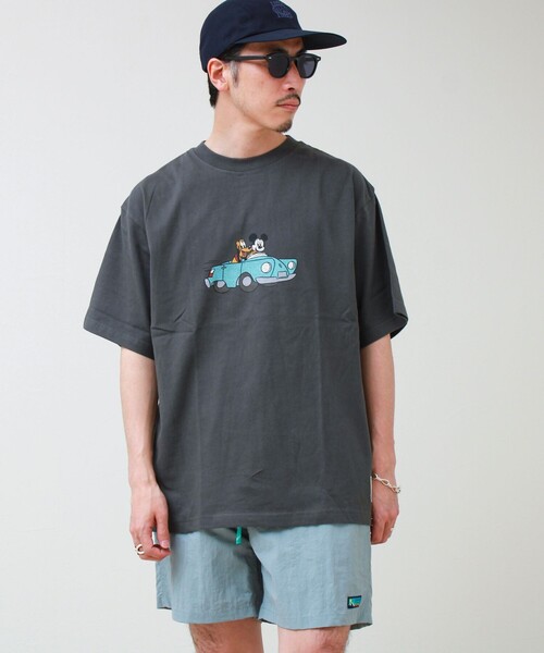 DISCUS(ディスカス)の「【DISCUS】Disney ミッキープリントTシャツ(Tシャツ/カットソー・メンズ・ブラック系その他3/ホワイト系その他2/ホワイト系その他3/ホワイト系その他4/ホワイト系その他5/ブラック系その他2/グレー系その他/ブラック系その他・FREE)」の19枚目の写真