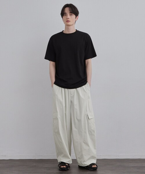 tk.TAKEO KIKUCHI（ティーケータケオキクチ）の「カッティングカーゴパンツ（その他パンツ・メンズ・オフホワイト/ブラック/カーキ・01/03/02）」の8枚目の写真