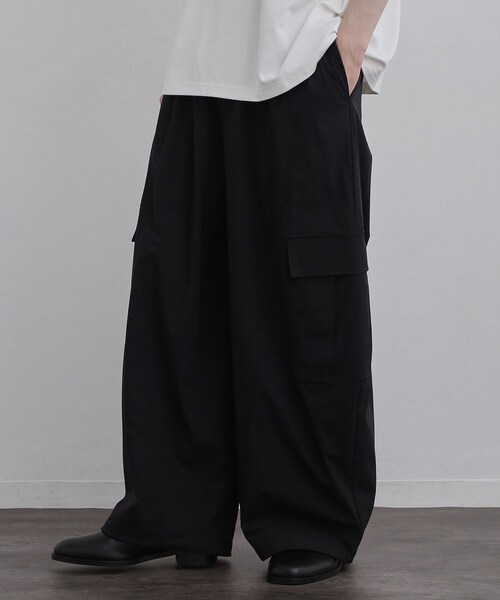 tk.TAKEO KIKUCHI（ティーケータケオキクチ）の「カッティングカーゴパンツ（その他パンツ・メンズ・オフホワイト/ブラック/カーキ・01/03/02）」の14枚目の写真