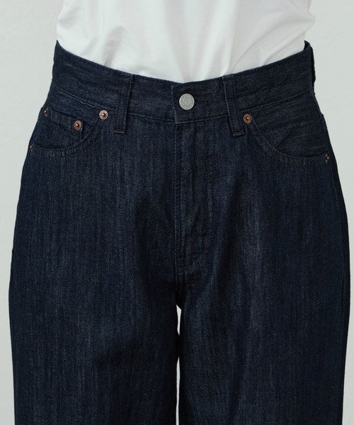 EDWIN(エドウィン)の「EDWIN LADIES ライトオンス ワイドデニムパンツ セルビッジ セットアップ対応(デニムパンツ・レディース・ブルー/インディゴブルー・SMALL/X-SMALL/MEDIUM/LARGE)」の7枚目の写真