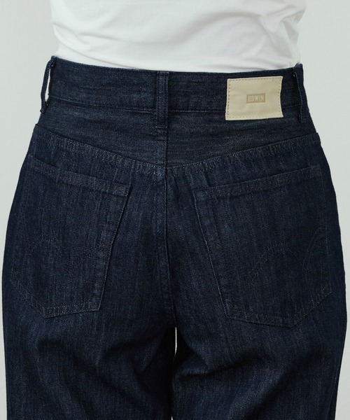 EDWIN(エドウィン)の「EDWIN LADIES ライトオンス ワイドデニムパンツ セルビッジ セットアップ対応(デニムパンツ・レディース・ブルー/インディゴブルー・SMALL/X-SMALL/MEDIUM/LARGE)」の8枚目の写真