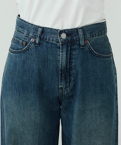 EDWIN(エドウィン)の「EDWIN LADIES ライトオンス ワイドデニムパンツ セルビッジ セットアップ対応(デニムパンツ・レディース・ブルー/インディゴブルー・SMALL/X-SMALL/MEDIUM/LARGE)」の18枚目の写真