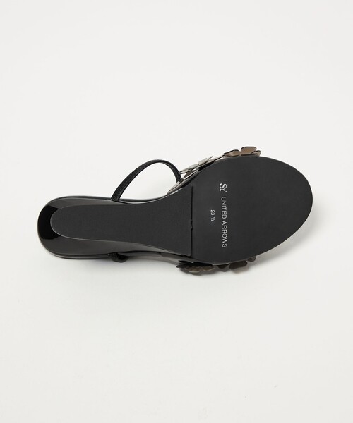 SY UNITED ARROWS(シーユナイテッドアローズ)の「<SY>フラワーウェッジ サンダル60(サンダル・レディース・ブラック/その他1/レッド・22.5cm/23.5cm/24.5cm)」の8枚目の写真