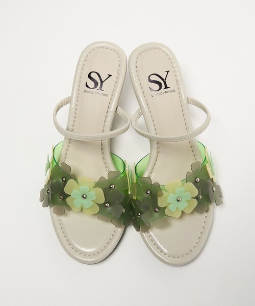SY UNITED ARROWS(シーユナイテッドアローズ)の「<SY>フラワーウェッジ サンダル60(サンダル・レディース・ブラック/その他1/レッド・22.5cm/23.5cm/24.5cm)」の15枚目の写真