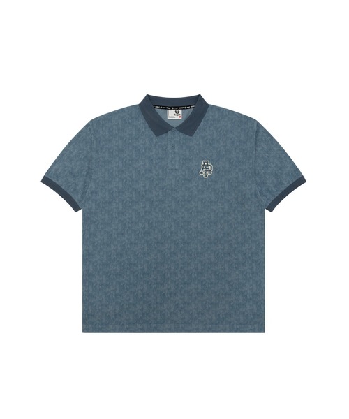 AAPE BY A BATHING APE（エーエイプバイアベイシングエイプ）の「AAPE MAIN POLO（ポロシャツ・メンズ・ライトブラック/オレンジ/ブルー・LARGE/MEDIUM/SMALL/X-LARGE）」の3枚目の写真