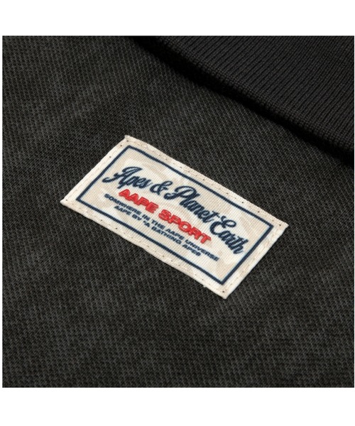 AAPE BY A BATHING APE（エーエイプバイアベイシングエイプ）の「AAPE MAIN POLO（ポロシャツ・メンズ・ライトブラック/オレンジ/ブルー・LARGE/MEDIUM/SMALL/X-LARGE）」の7枚目の写真