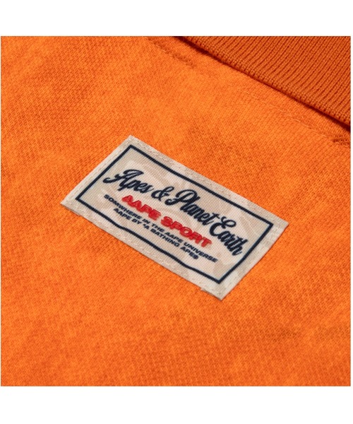 AAPE BY A BATHING APE（エーエイプバイアベイシングエイプ）の「AAPE MAIN POLO（ポロシャツ・メンズ・ライトブラック/オレンジ/ブルー・LARGE/MEDIUM/SMALL/X-LARGE）」の15枚目の写真