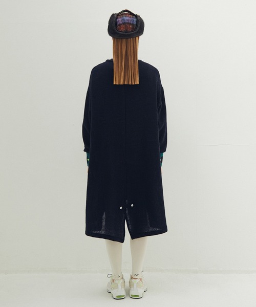 STOF(ストフ)の「Light Wool Mods One-piece(ワンピース・レディース・ブラック/ネイビー・FREE)」の8枚目の写真
