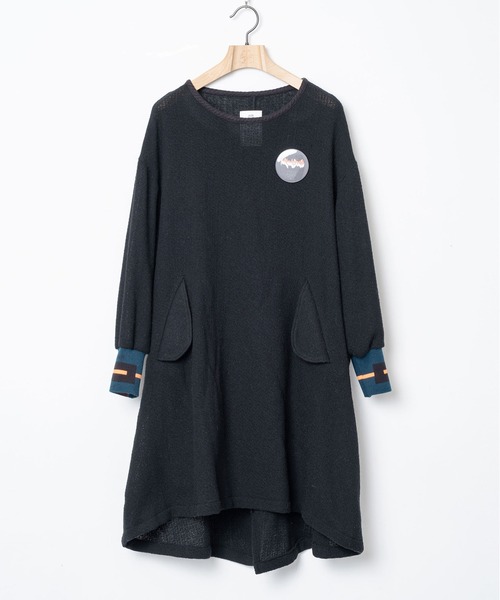 STOF(ストフ)の「Light Wool Mods One-piece(ワンピース・レディース・ブラック/ネイビー・FREE)」の10枚目の写真