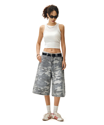 Camouflage Bermuda Pants DCWPT025GRAY