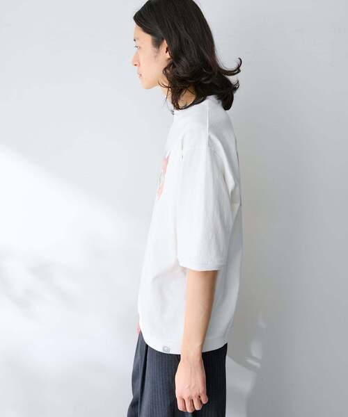B.C STOCK(ベーセーストック)の「DOG&CAT アソート ハーフスリーブ Tシャツ(Tシャツ/カットソー・メンズ・ホワイト/ネイビー/レッド/イエロー/アイボリー・FREE)」の14枚目の写真