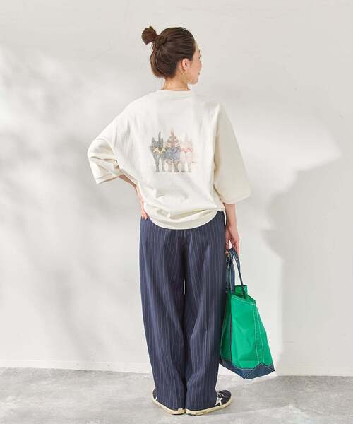 B.C STOCK(ベーセーストック)の「DOG&CAT アソート ハーフスリーブ Tシャツ(Tシャツ/カットソー・メンズ・ホワイト/ネイビー/レッド/イエロー/アイボリー・FREE)」の18枚目の写真