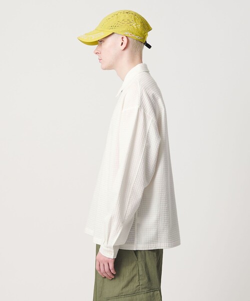 UNITED ARROWS & SONS(ユナイテッドアローズアンドサンズ)の「<UNITED ARROWS & SONS> RIP H/ZIP SHIRT/シャツ(シャツ/ブラウス・メンズ・グレー系/ホワイト・XL/L/S/M)」の8枚目の写真