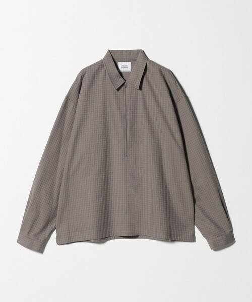 UNITED ARROWS & SONS(ユナイテッドアローズアンドサンズ)の「<UNITED ARROWS & SONS> RIP H/ZIP SHIRT/シャツ(シャツ/ブラウス・メンズ・グレー系/ホワイト・XL/L/S/M)」の10枚目の写真