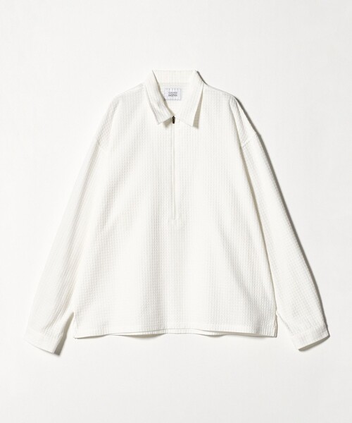 UNITED ARROWS & SONS(ユナイテッドアローズアンドサンズ)の「<UNITED ARROWS & SONS> RIP H/ZIP SHIRT/シャツ(シャツ/ブラウス・メンズ・グレー系/ホワイト・XL/L/S/M)」の16枚目の写真