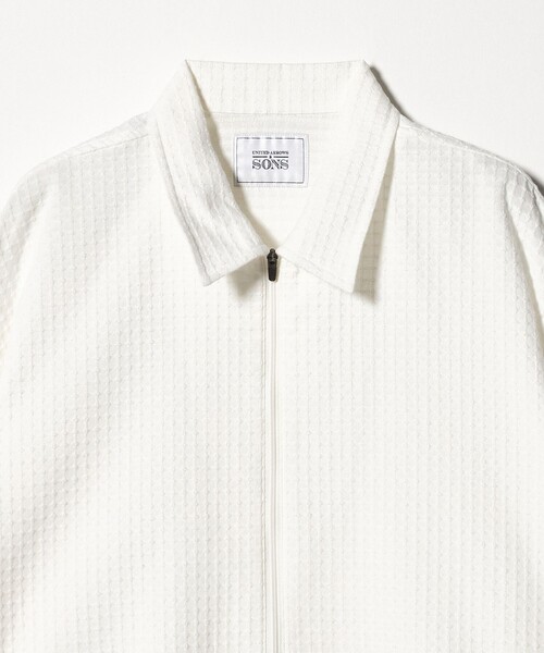 UNITED ARROWS & SONS(ユナイテッドアローズアンドサンズ)の「<UNITED ARROWS & SONS> RIP H/ZIP SHIRT/シャツ(シャツ/ブラウス・メンズ・グレー系/ホワイト・XL/L/S/M)」の17枚目の写真