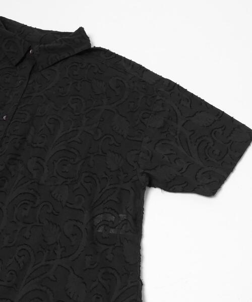 URBAN RESEARCH Sonny Label(アーバンリサーチサニーレーベル)の「ボタニカル柄コットンジャガードシャツ(シャツ/ブラウス・レディース・ブラウン/アイボリー/ブラック・FREE)」の21枚目の写真