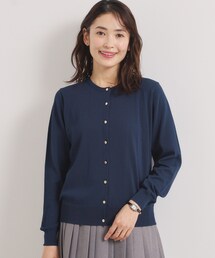 ITS'DEMO（イッツデモ）の「【UVカット／毛玉防止／手洗い可】クルーネックニットカーディガン（カーディガン/ボレロ）」