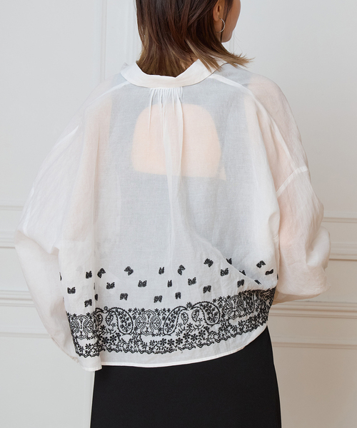 今期完売！IENA♡イエナ♡フラワーオーガンジートップス 楽天市場】0（ブランドイエナ）（トップス｜レディースファッション
