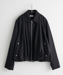 LEATHER PANELED ZIP UP JACKET（ライダースジャケット）｜NVRFRGT