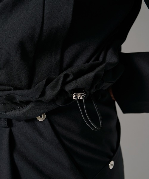 CONZ(コンズ)の「summer balloon blouson super 110/バルーンシルエット/バルーンブルゾン/NVRFRGT(ブルゾン・メンズ・ブラック/ストライプ/ブルーグレー・3/2/1)」の8枚目の写真
