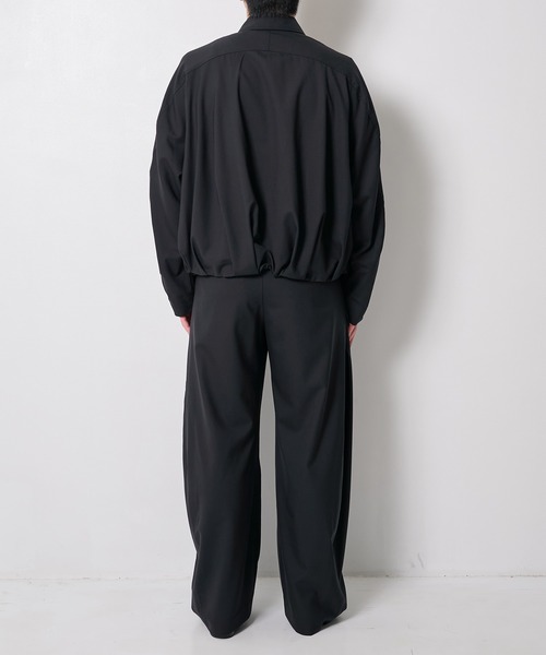 CONZ(コンズ)の「summer balloon blouson super 110/バルーンシルエット/バルーンブルゾン/NVRFRGT(ブルゾン・メンズ・ブラック/ストライプ/ブルーグレー・3/2/1)」の7枚目の写真