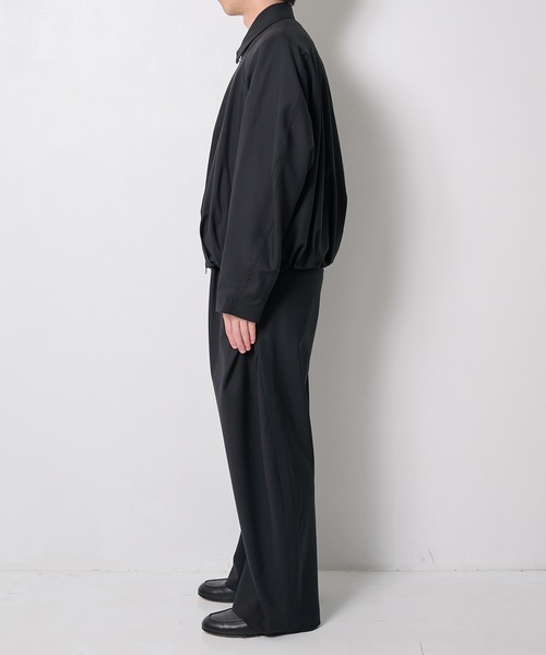CONZ(コンズ)の「summer balloon blouson super 110/バルーンシルエット/バルーンブルゾン/NVRFRGT(ブルゾン・メンズ・ブラック/ストライプ/ブルーグレー・3/2/1)」の6枚目の写真