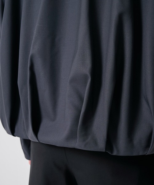 CONZ(コンズ)の「summer balloon blouson super 110/バルーンシルエット/バルーンブルゾン/NVRFRGT(ブルゾン・メンズ・ブラック/ストライプ/ブルーグレー・3/2/1)」の16枚目の写真