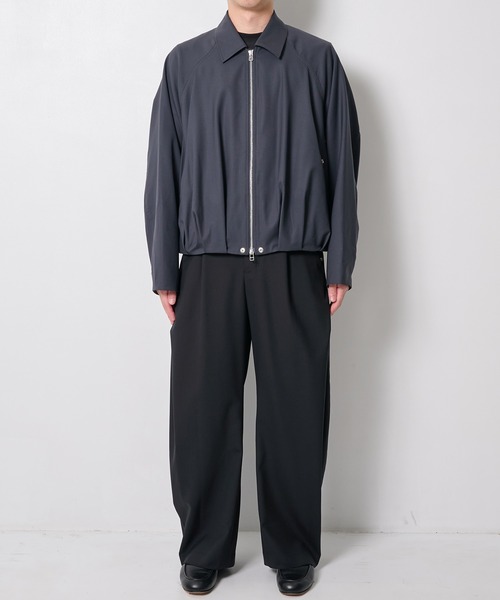 CONZ(コンズ)の「summer balloon blouson super 110/バルーンシルエット/バルーンブルゾン/NVRFRGT(ブルゾン・メンズ・ブラック/ストライプ/ブルーグレー・3/2/1)」の19枚目の写真