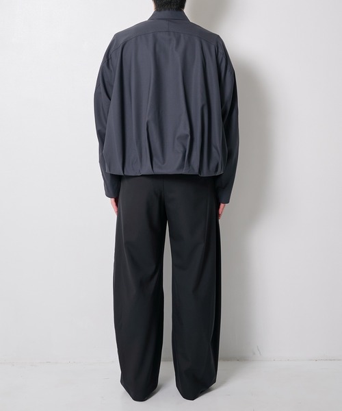 CONZ(コンズ)の「summer balloon blouson super 110/バルーンシルエット/バルーンブルゾン/NVRFRGT(ブルゾン・メンズ・ブラック/ストライプ/ブルーグレー・3/2/1)」の20枚目の写真