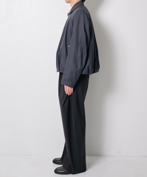 CONZ(コンズ)の「summer balloon blouson super 110/バルーンシルエット/バルーンブルゾン/NVRFRGT(ブルゾン・メンズ・ブラック/ストライプ/ブルーグレー・3/2/1)」の21枚目の写真
