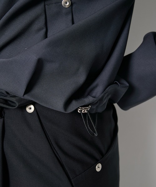CONZ(コンズ)の「summer balloon blouson super 110/バルーンシルエット/バルーンブルゾン/NVRFRGT(ブルゾン・メンズ・ブラック/ストライプ/ブルーグレー・3/2/1)」の22枚目の写真