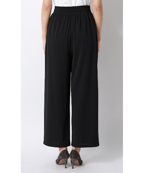 AOYAMA(アオヤマ)の「ドローコードワイドパンツ【涼】【セットアップ着用可】【裾上げ済み】(その他パンツ・レディース・グレー/ブラック・L/M/S)」の13枚目の写真