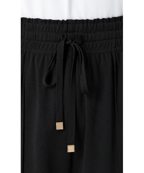 AOYAMA(アオヤマ)の「ドローコードワイドパンツ【涼】【セットアップ着用可】【裾上げ済み】(その他パンツ・レディース・グレー/ブラック・L/M/S)」の14枚目の写真