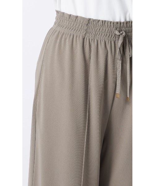 AOYAMA(アオヤマ)の「ドローコードワイドパンツ【涼】【セットアップ着用可】【裾上げ済み】(その他パンツ・レディース・グレー/ブラック・L/M/S)」の6枚目の写真