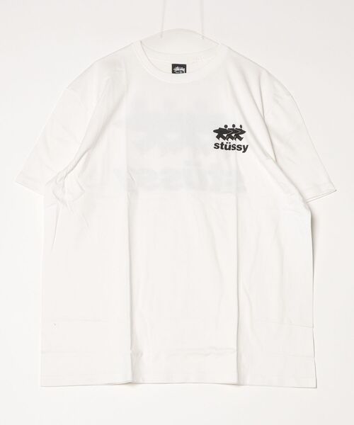 STUSSY（ステューシー）の「【STUSSY】ステューシー SURF WORK HALF T-SHIRTS サーフ ロゴ 半袖 Tシャツ / 1905089（Tシャツ/カットソー・メンズ・ブラック/ホワイト・MEDIUM/LARGE/X-LARGE）」の3枚目の写真