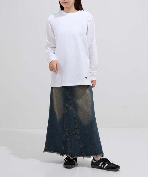 adidas(アディダス)の「【adidas】JP MFY LS T/ジャパン メイドフォーユー 長袖Tシャツ(Tシャツ/カットソー・メンズ・ホワイト/ブラック・S/M/L)」の13枚目の写真