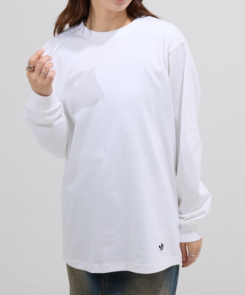adidas(アディダス)の「【adidas】JP MFY LS T/ジャパン メイドフォーユー 長袖Tシャツ(Tシャツ/カットソー・メンズ・ホワイト/ブラック・S/M/L)」の9枚目の写真