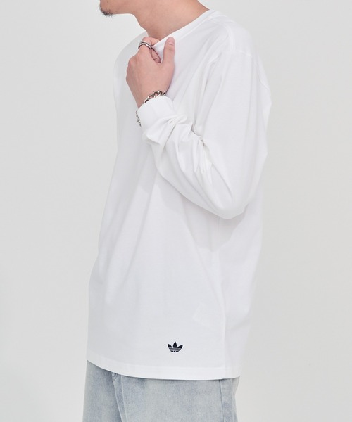 adidas(アディダス)の「【adidas】JP MFY LS T/ジャパン メイドフォーユー 長袖Tシャツ(Tシャツ/カットソー・メンズ・ホワイト/ブラック・S/M/L)」の5枚目の写真