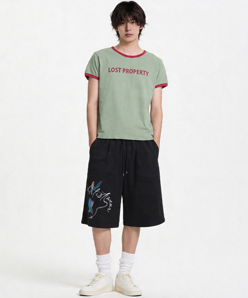 ARTISTWEAR（アーティストウェア）の「[ATW] フェザークロスバミューダパンツ - 2COLOR（その他パンツ・レディース・グレー/ブラック・MEDIUM/LARGE/X-LARGE/4XL）」の6枚目の写真
