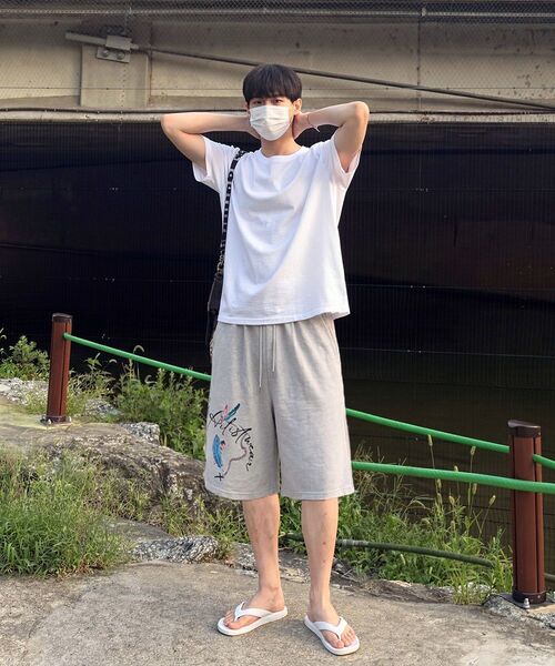 ARTISTWEAR（アーティストウェア）の「[ATW] フェザークロスバミューダパンツ - 2COLOR（その他パンツ・レディース・グレー/ブラック・MEDIUM/LARGE/X-LARGE/4XL）」の17枚目の写真