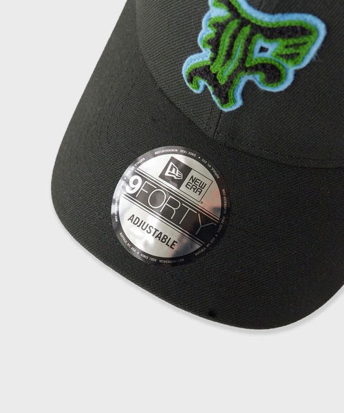 FACETASM(ファセッタズム)の「FACETASM × NEW ERA 別注 LOGO CAP 9FORTY / MYK-CAP-02(キャップ・メンズ・ブラック・FREE)」の4枚目の写真