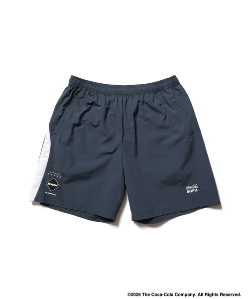 F.C.Real Bristol(エフシーレアルブリストル)の「Coca-Cola GAME SHORTS(その他パンツ・メンズ・グリーン/ネイビー/ブラック・X-LARGE/LARGE/MEDIUM/SMALL/XX-LARGE)」の1枚目の写真
