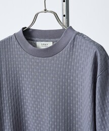 ABAHOUSE GRAY（アバハウスグレイ）の「【チェック柄】リンクス ブロック 半袖Tシャツ（Tシャツ/カットソー）」