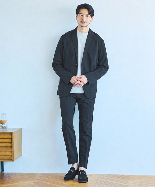 ABAHOUSE GRAY(アバハウスグレイ)の「【チェック柄】リンクス ブロック 半袖Tシャツ(Tシャツ/カットソー・メンズ・ブラック/グレイッシュベージュ/ホワイト/グレイッシュブルー・44/48/46)」の16枚目の写真