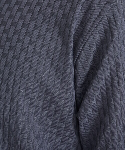ABAHOUSE GRAY(アバハウスグレイ)の「【チェック柄】リンクス ブロック 半袖Tシャツ(Tシャツ/カットソー・メンズ・ブラック/グレイッシュベージュ/ホワイト/グレイッシュブルー・44/48/46)」の17枚目の写真