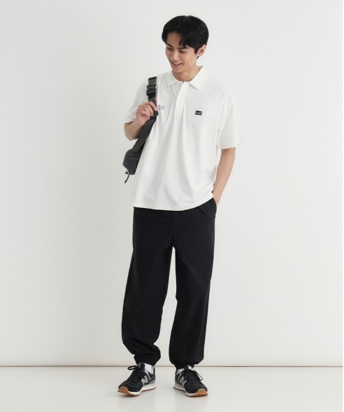 CAMP7(キャンプセブン)の「CAMP7(キャンプ7)ONEOCEAN半袖ポロシャツ(ポロシャツ・メンズ・ホワイト/ブラック・M/L/S/XL)」の6枚目の写真
